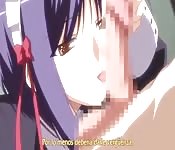 Feudales Luder im Animefilm gebumst