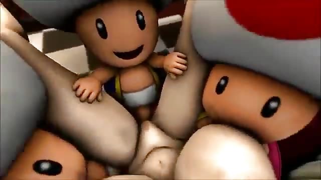 Porno auf Super-Mario-Art!