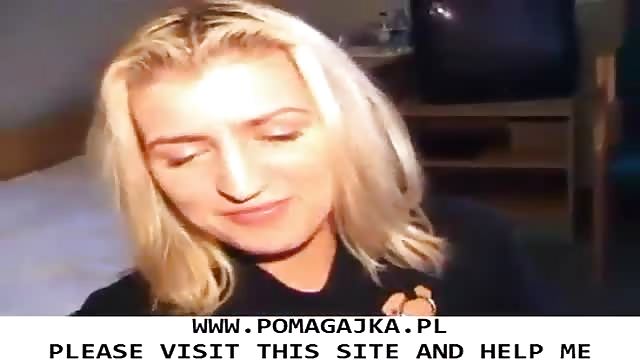 Blonde polnische Schlampe entsaftet ihren Freund