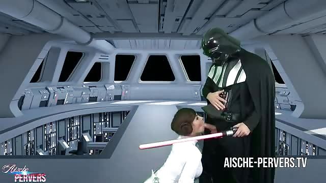 Darth Vader fickt Tochter Leia anal